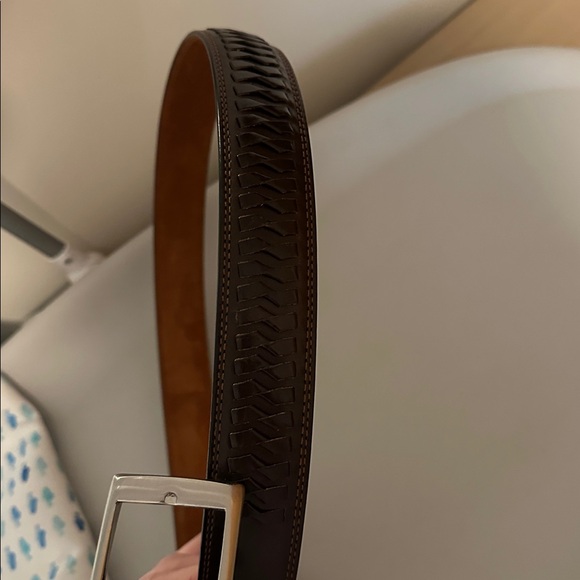 Cole Haan Men's Brown Leather Belt - Picture 4 of 7